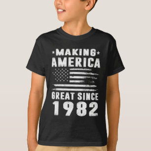 40:e födelsedag Vintage Skapar Amerika Underbar se T Shirt
