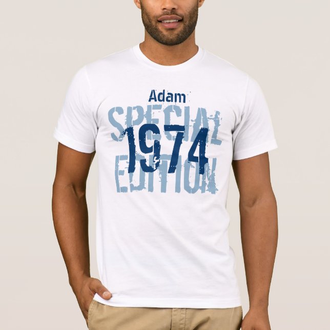40:e födelsedagen 1974 Speciellare utgåvan Anpassn Tee Shirt (Framsida)
