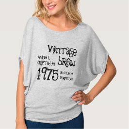 40:e födelsedagen 1975 eller ÅRSÅRETS Vintage A01 Tee