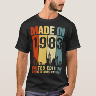 40:e födelsedagen 1983 års Begränsada utgåva 40 år T Shirt