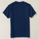 40:e födelsedagen 1983 Lägg till Namn Blue Guld Le T Shirt (Design baksida)