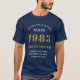 40:e födelsedagen 1983 Lägg till Namn T-Shirt (Framsida)