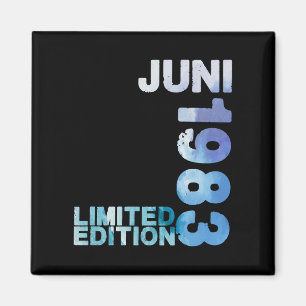 40:e födelsedagen 40 år Begränsad utgåva juni 1983 Magnet