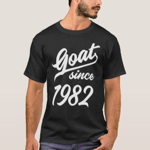 40:e födelsedagen 40 år gammal get sedan 1982 t shirt