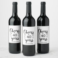 40:e födelsedagen - Cheers till 40 år