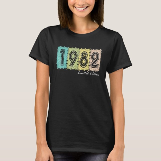 40:e födelsedagen Dam Manar 40 år 1982 20 T Shirt (Framsida)