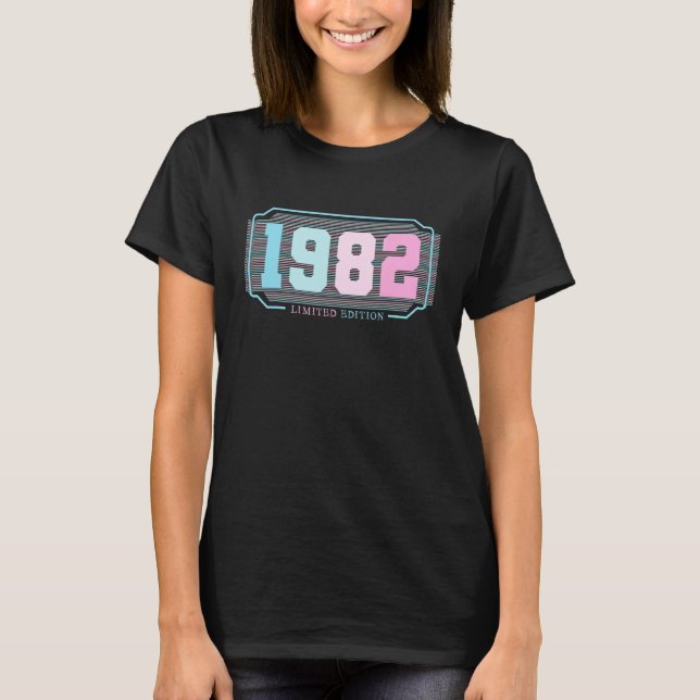 40:e födelsedagen Dam Manar 40 år 1982 32 T Shirt (Framsida)
