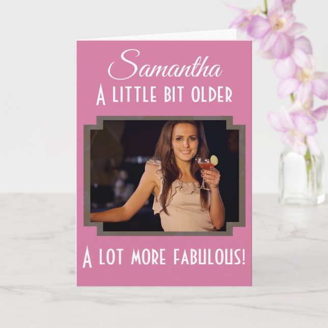 40:e födelsedagen Ett mycket mer foto av Fabulös R Kort (Orkide)