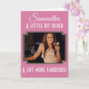 40:e födelsedagen Ett mycket mer foto av Fabulös R Kort