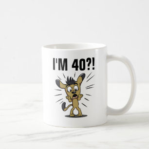 40:e födelsedagen Funny Kaffe koppar