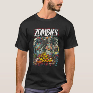 40:e födelsedagen Hawaiian Zombie Party Zombie Alo T Shirt