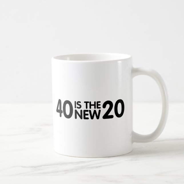 40:e födelsedagen kaffemugg (Höger)