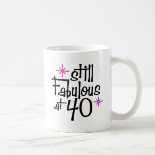 40:e födelsedagen kaffemugg