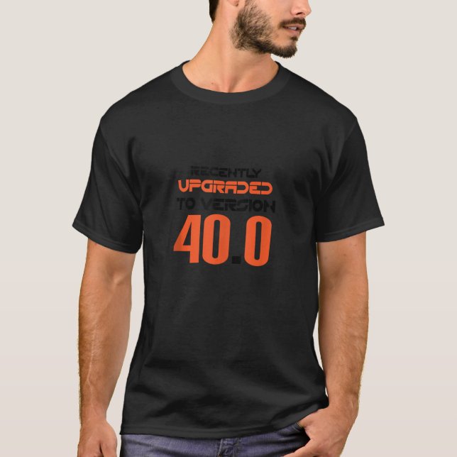 40:e födelsedagen kan fyrtio-årsjubileet med dig t shirt (Framsida)