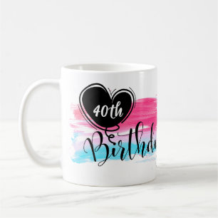 40:e födelsedagen Kopp/Mugg Kaffemugg