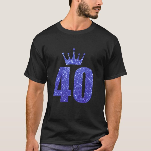 40:e födelsedagen Kung Queen-Royalet 40:e födelsed T Shirt (Framsida)