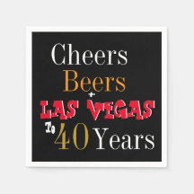40:e födelsedagen Las Vegas Cheers och Öl Party