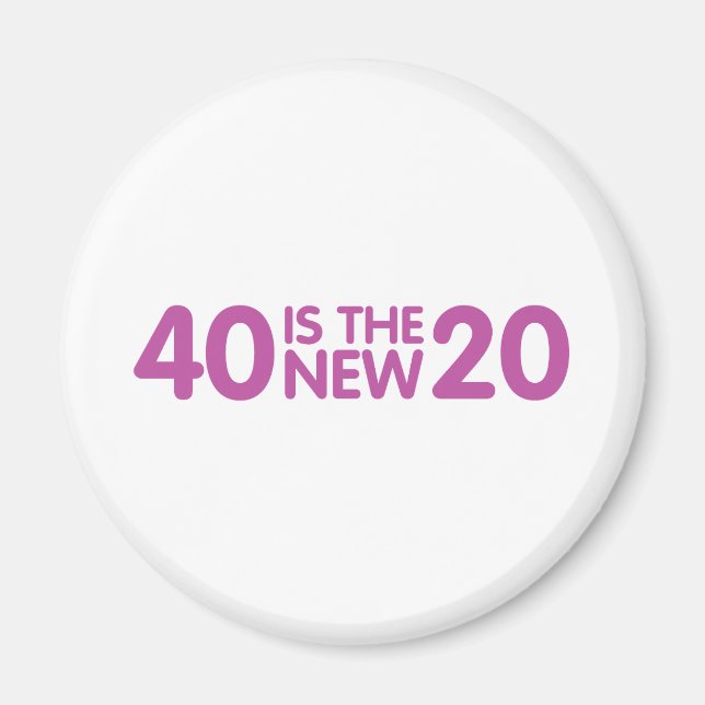 40:e födelsedagen magnet (Framsidan)
