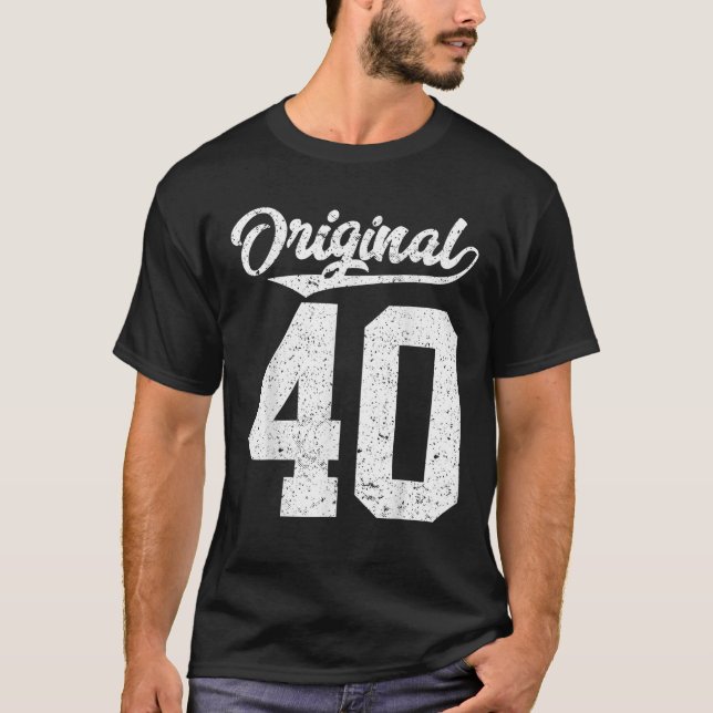 40:e födelsedagen och 40:e t shirt (Framsida)