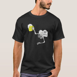 40:e födelsedagen R I P 30:s Gravsten T Shirt