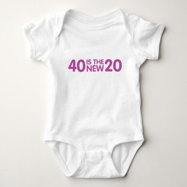 40:e födelsedagen t shirt (Framsida)