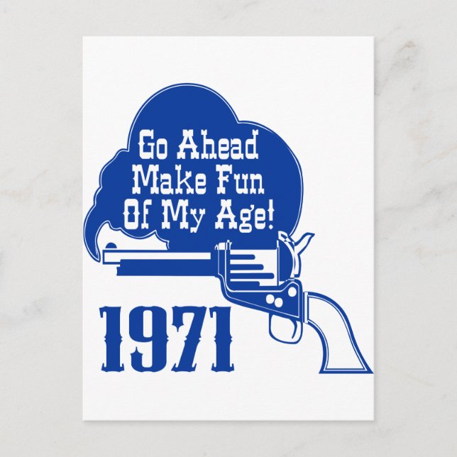 40:e födelsedagen vykort (Framsida)