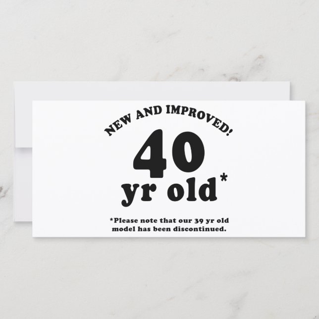 40:e födelsedagsgåva (Framsida)