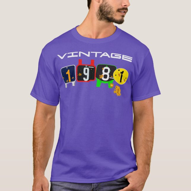 40:e födelsedagsgåva till Motocross Racer född i T Shirt (Framsida)