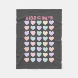 40:e födelsedagsgåvor - 40:e gåvor fleecefilt