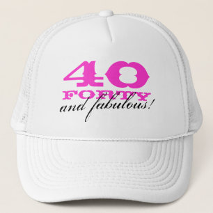 40:e födelsedagshatt 40 och fantastisk! truckerkeps