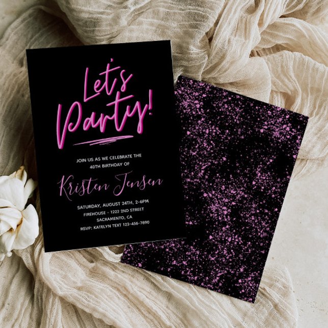 40:e födelsedagsinbjudan | 40:e födelsedag Party Inbjudningar (Skapare uppladdad)