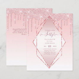 40:e födelsedagsinbjudan till HER Girly Glamor Gli