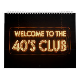 40:e födelsedagskalender kalender