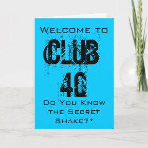 40:e födelsedagskortet kort