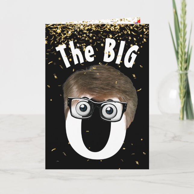 40:e födelsedagsmannen på svart kort (Framsida)