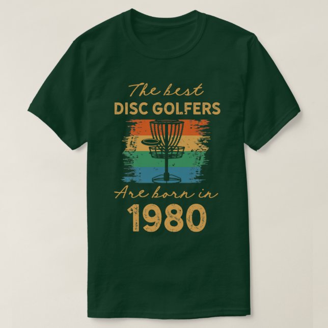 40:e födelsedagsskivan Golf Shirt Turning 40 gift  T Shirt (Design framsida)
