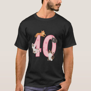 40:e födelsedagstjudets dagstest 40-åriga B-dagars T Shirt
