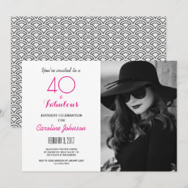 40:e inbjudan till födelsedagspartiet - 40 & Fabul