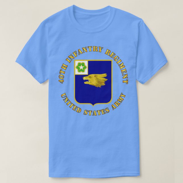 40:e infanteriregementet X T Shirt (Design framsida)