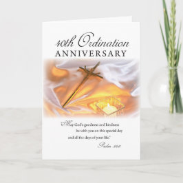 40:e ordination-årsdagen, Kor Candle Kort