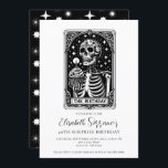 40:e överraskande Födelsedagsfesten Gothic Tarot B Inbjudningar<br><div class="desc">En 40:e överraskning födelsedagsfest inbjudan i stil på ett tarotkort,  med cupkaka och ljus från skelett och födelsedag,  med fångstfrasen: 40 och roligt för evigt,  en tarotsaga av tårta,  kaos och alltid senare. En rolig,  modig,  okulär vibe. Inbjudan är tillgänglig i utskrift,  som en digital nedladdning,  eller båda.</div>