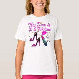 40:E PARTY DIVA T-SHIRT