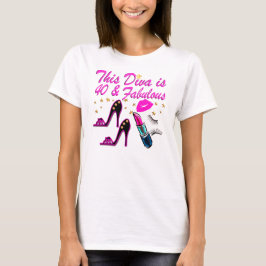 40:E PARTY DIVA T-SHIRT