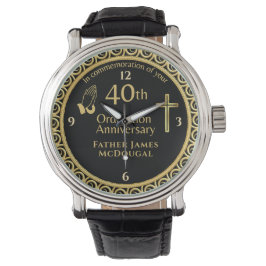 40:E PERSONLIGEN för orderårsdag Armbandsur