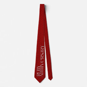 40:e Ruby-årsdagen Red Damask Slips
