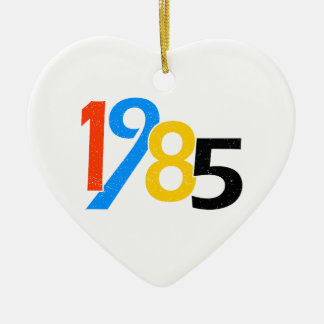 40:e Vintagen på födelsedagen 1985 40 år gamla gåv Julgransprydnad Keramik