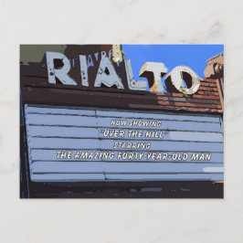 40:e vykortet "Över Backe" Grattis på födelsedagen Vykort