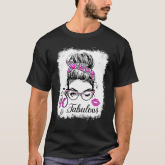 40 & Fabulous sedan 1982 Birthday Queen 40 Years O T Shirt