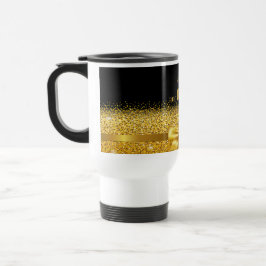 40 fantastiska svarta eleganten guld namn resemugg