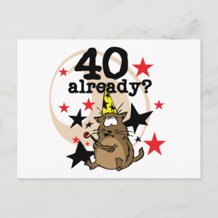 40 Födelsedag Vykort
